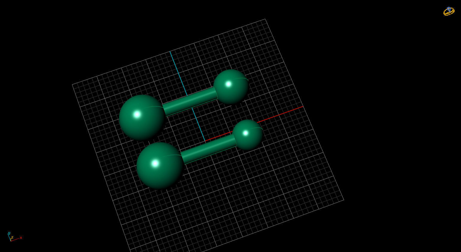 CUfflinks two stainless steel ball piercings 3D print model_1