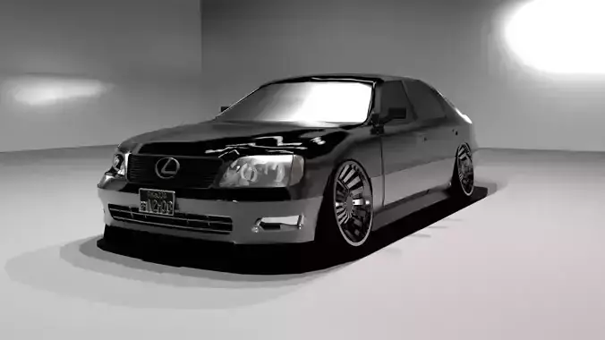 Lexus LS400  Free 3D model