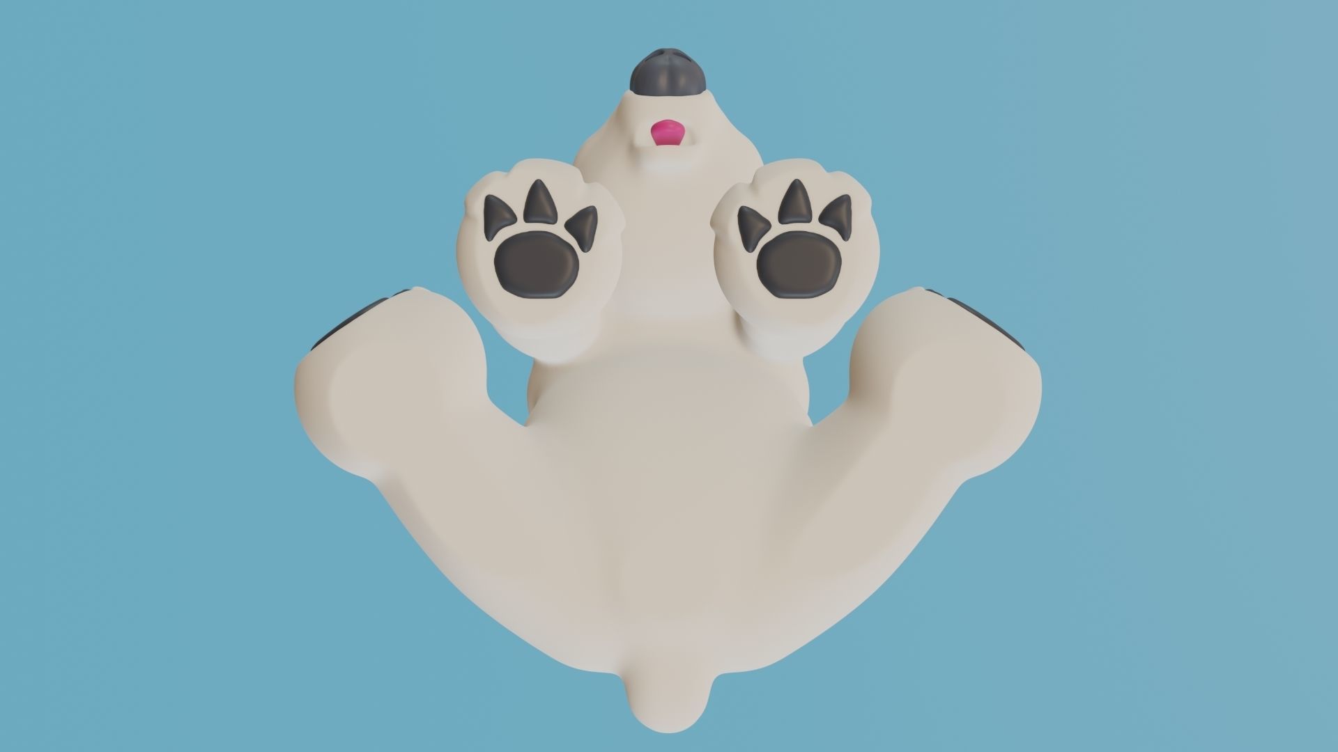 Polar Bear 3D print model_7