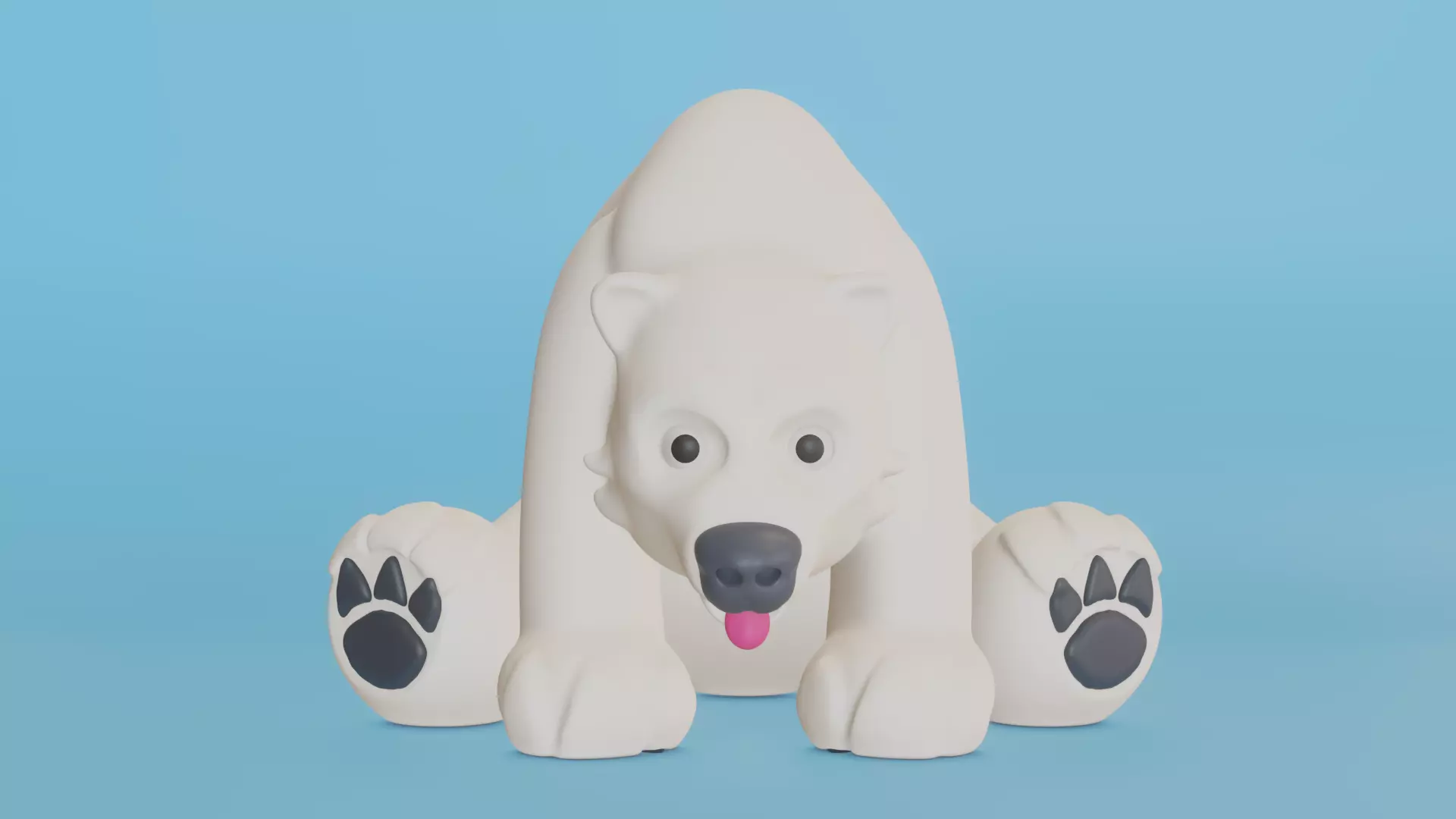 Polar Bear 3D print model_0
