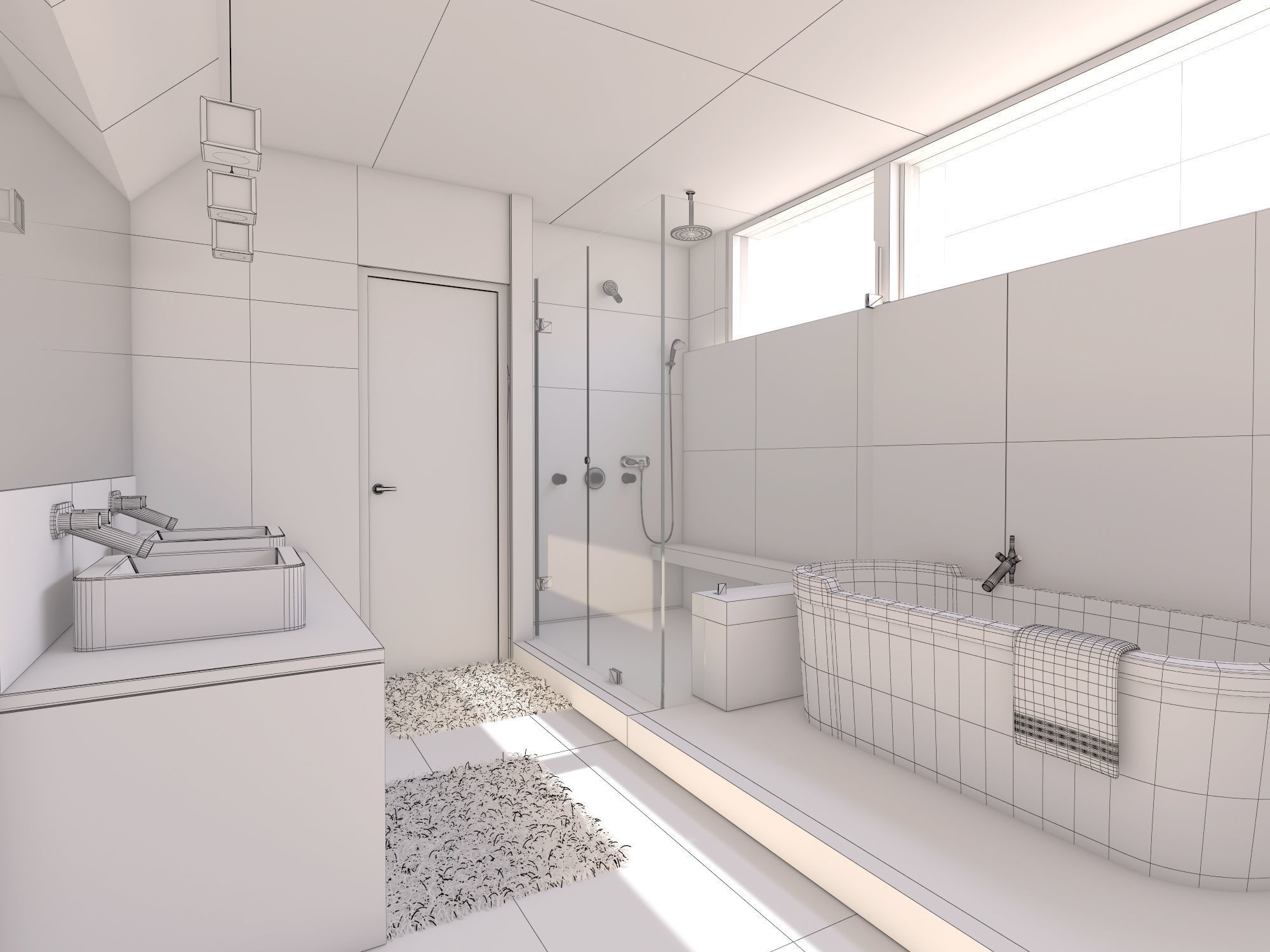Bathroom 10 3D model_5