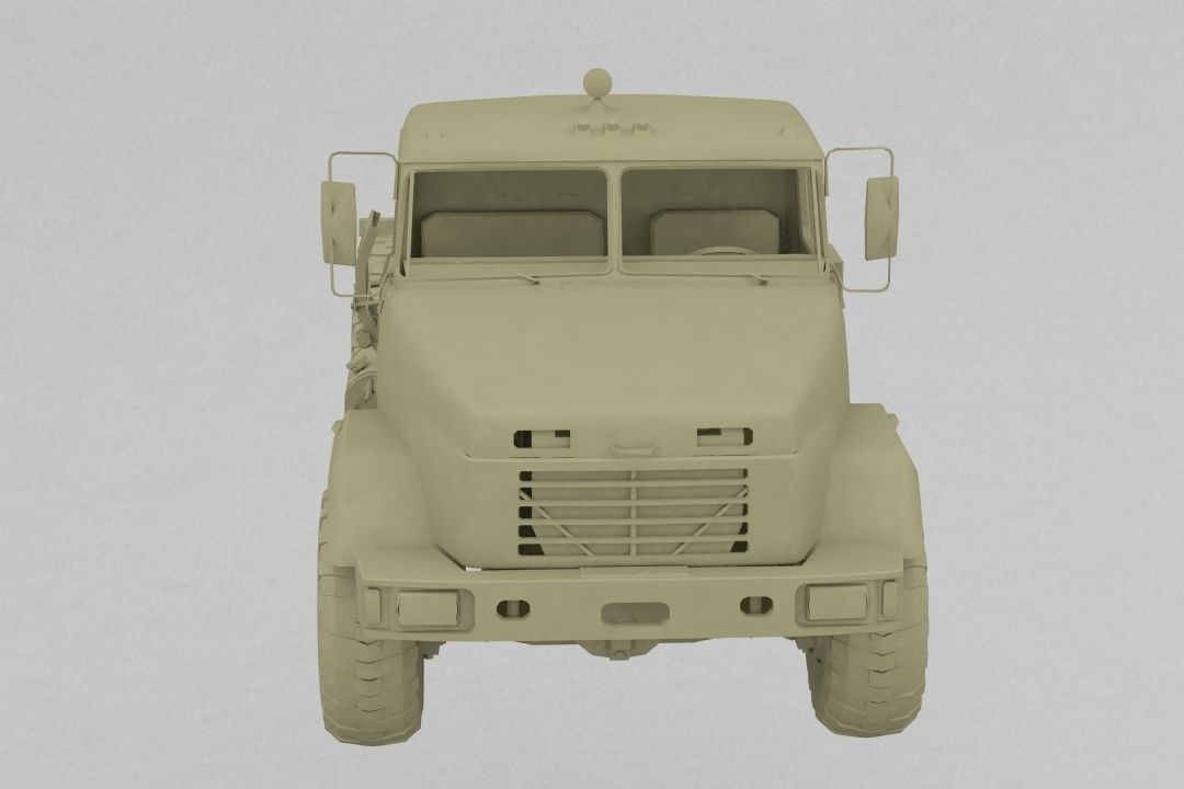 Kraz Truck 3D print model_1