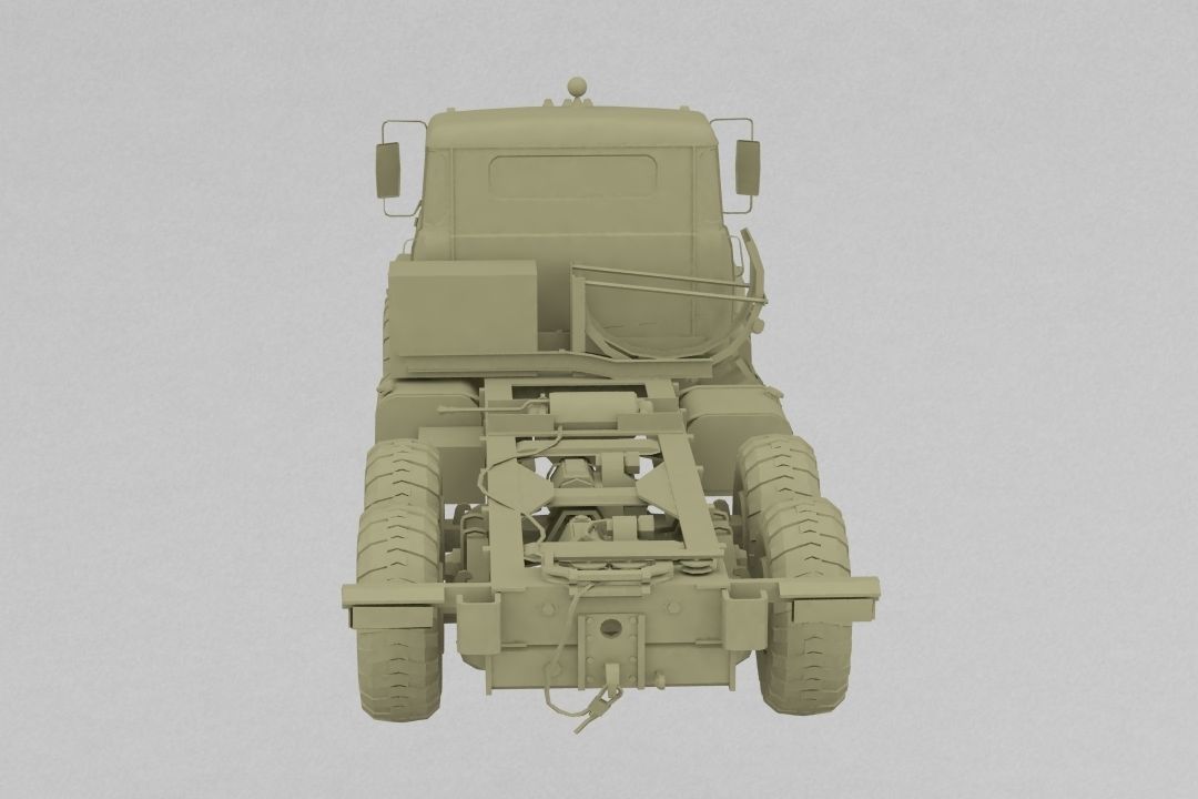 Kraz Truck 3D print model_4