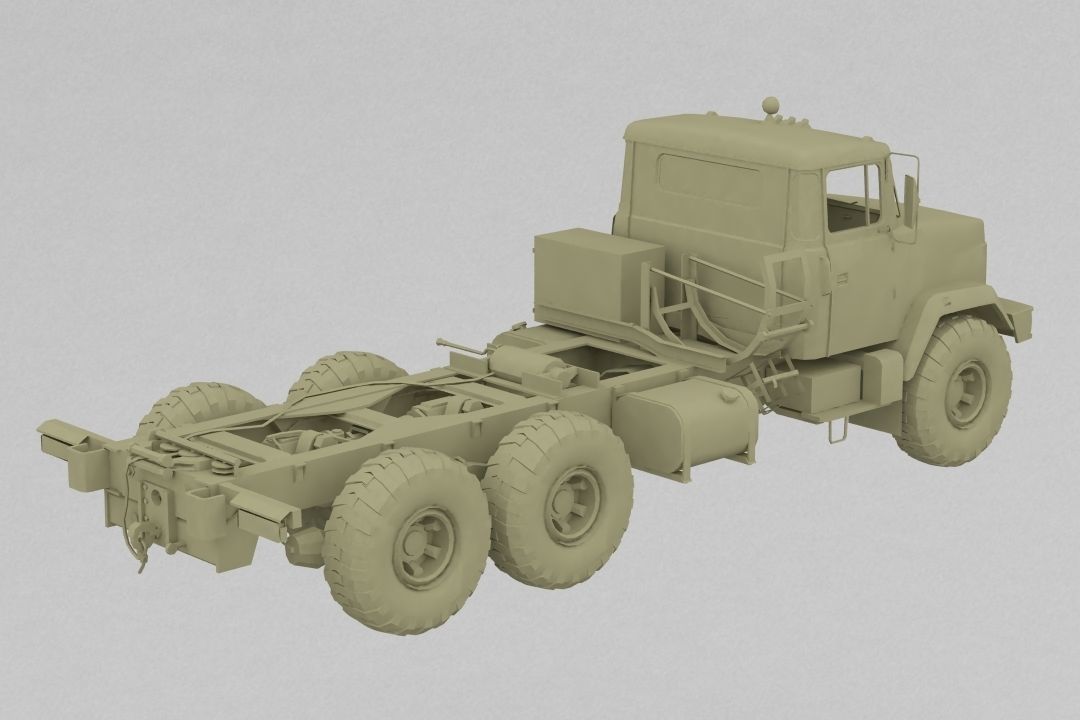 Kraz Truck 3D print model_5