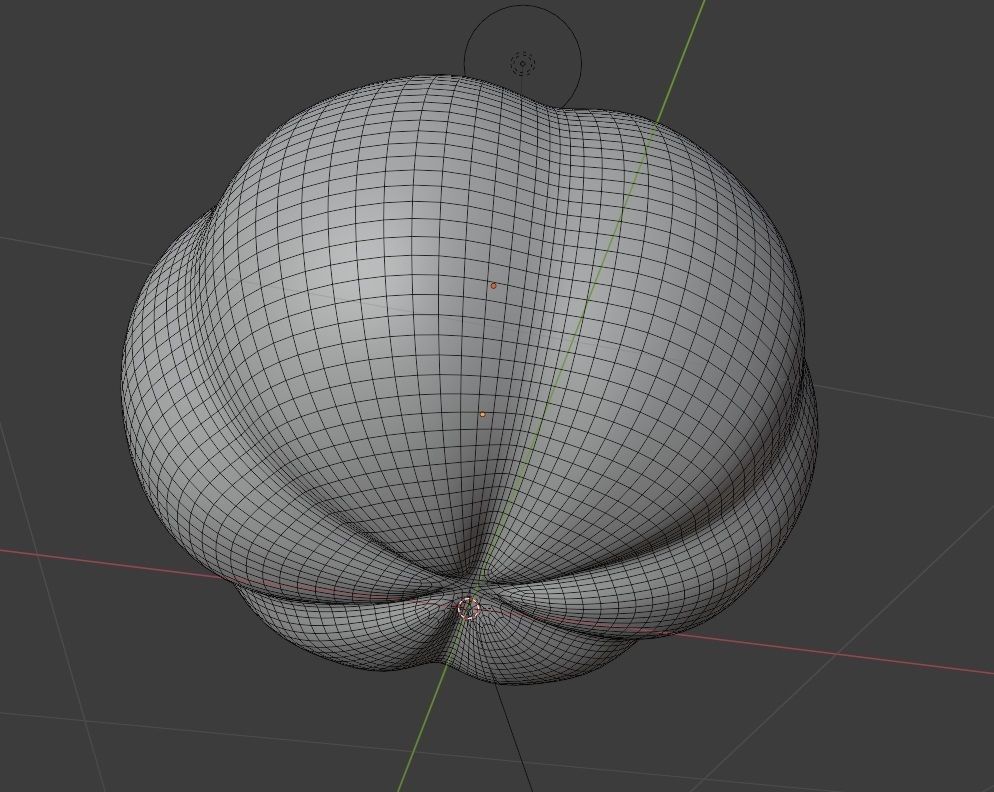 Halloween Pumpkin head ghost -Jack-o-lantern 3D model low-poly Low-poly 3D model_14