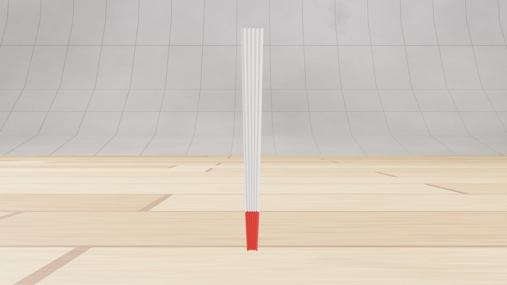 Harisen - Japanese Paper Fan 3D model_9