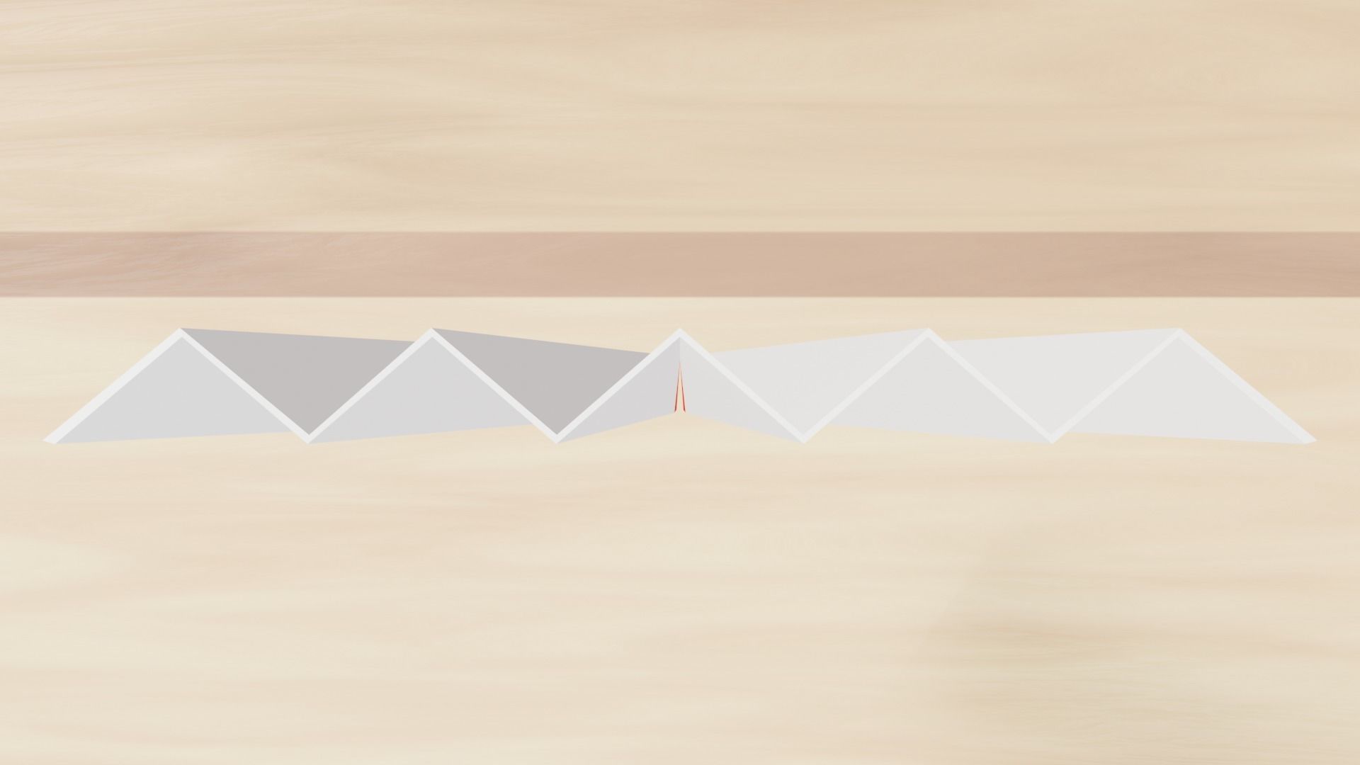 Harisen - Japanese Paper Fan 3D model_1