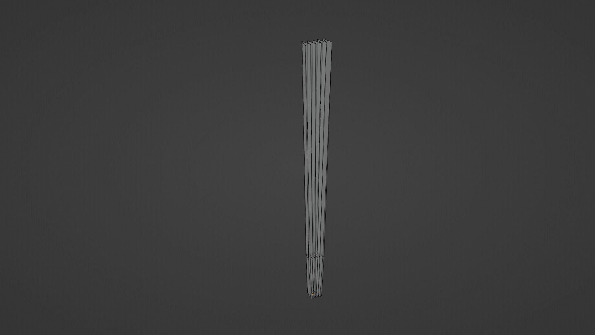 Harisen - Japanese Paper Fan 3D model_23