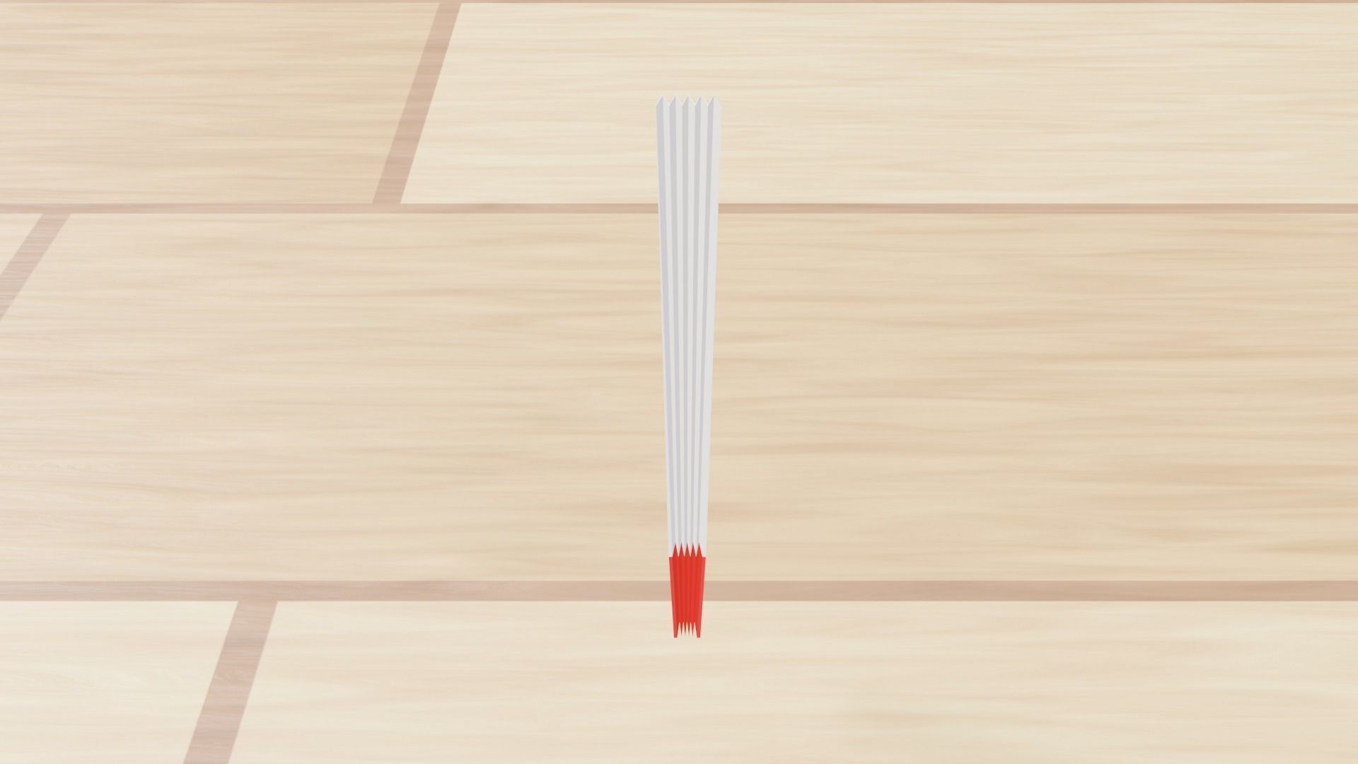 Harisen - Japanese Paper Fan 3D model_6