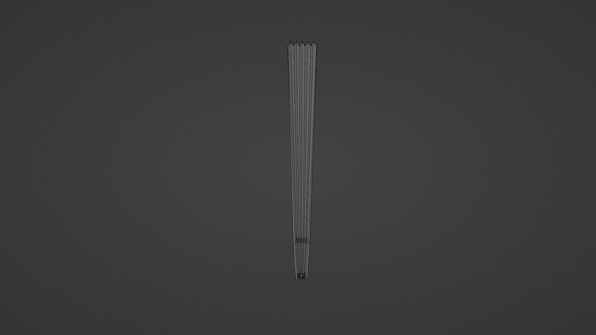 Harisen - Japanese Paper Fan 3D model_18