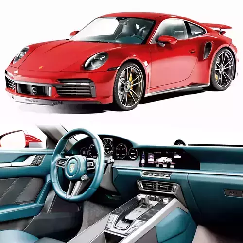Porsche 911 Turbo S 3D model