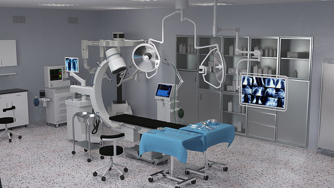 Operating Room 3D Model 3D model
