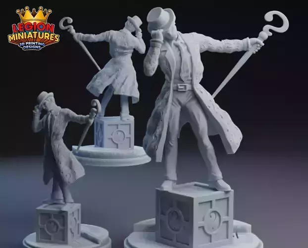 Marvel crisis protocol Riddler presupported included