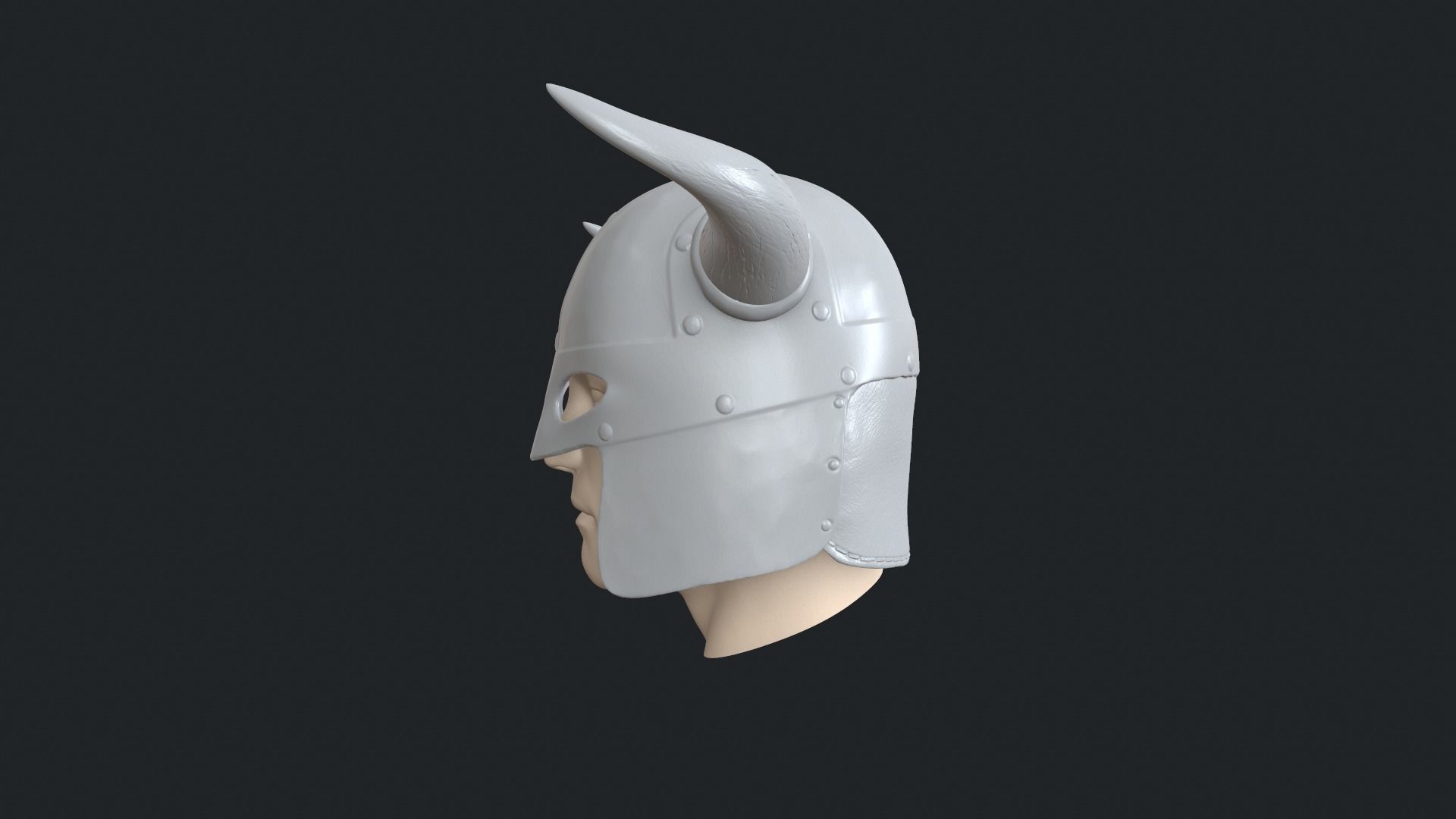 Viking helmet 3D print model_11