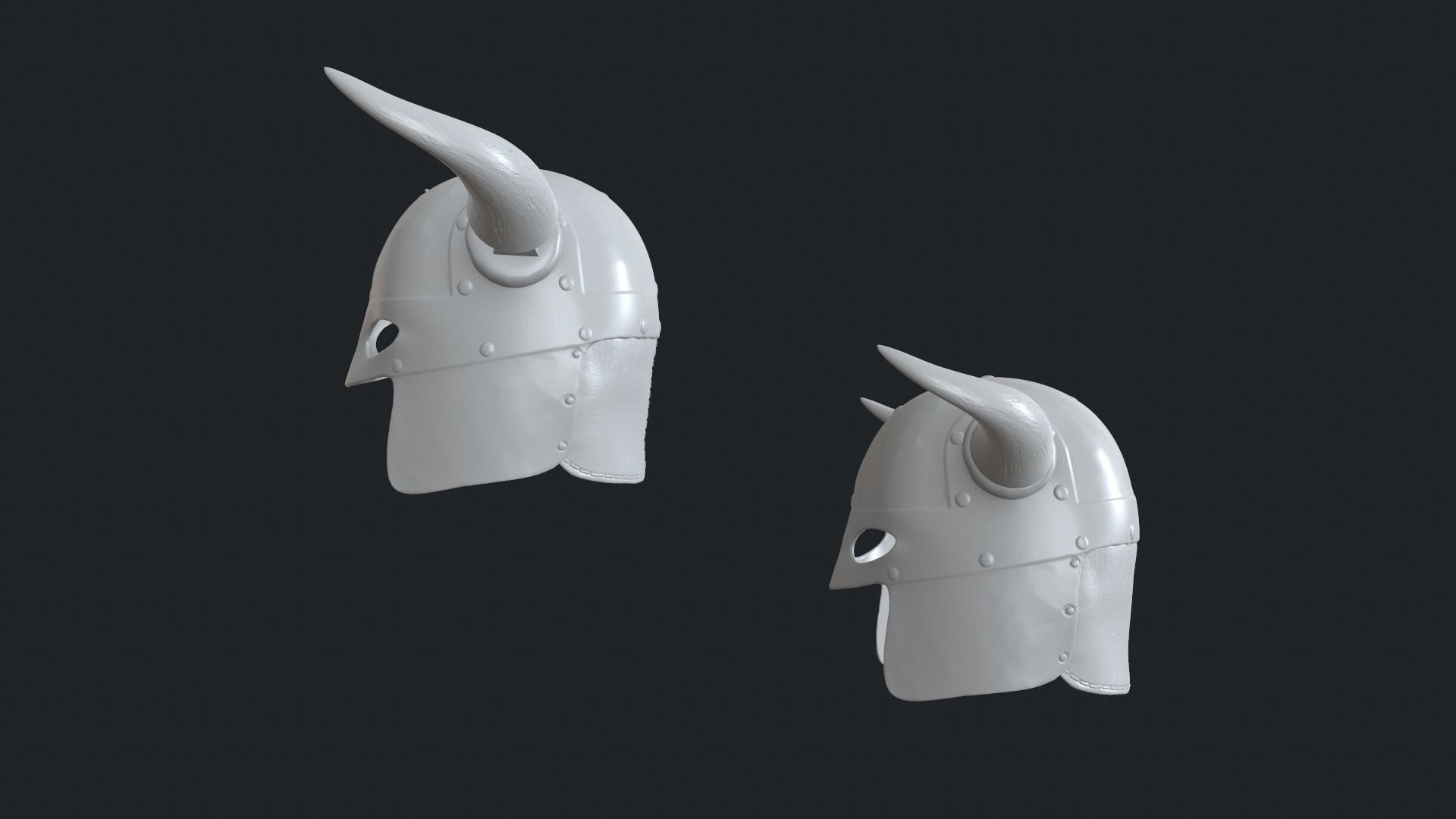 Viking helmet 3D print model_7