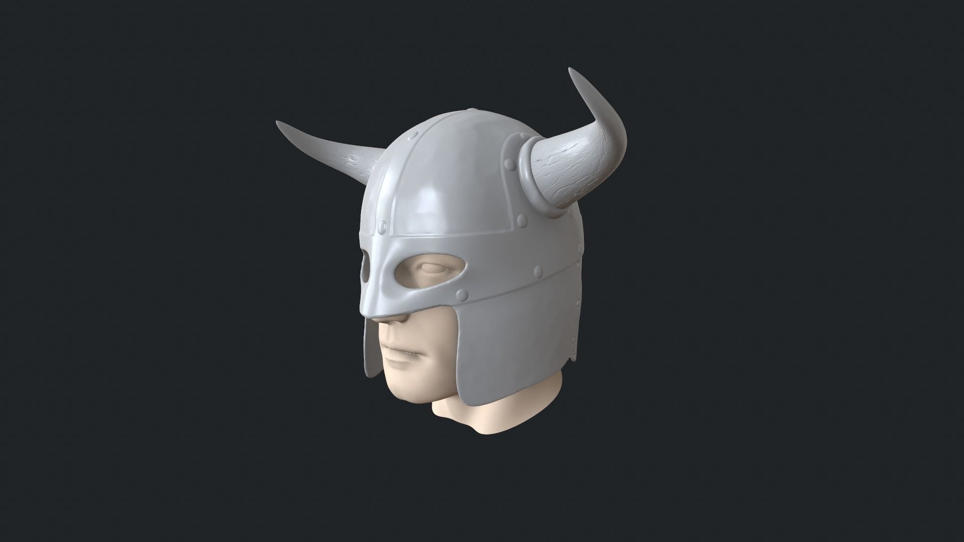 Viking helmet 3D print model_10
