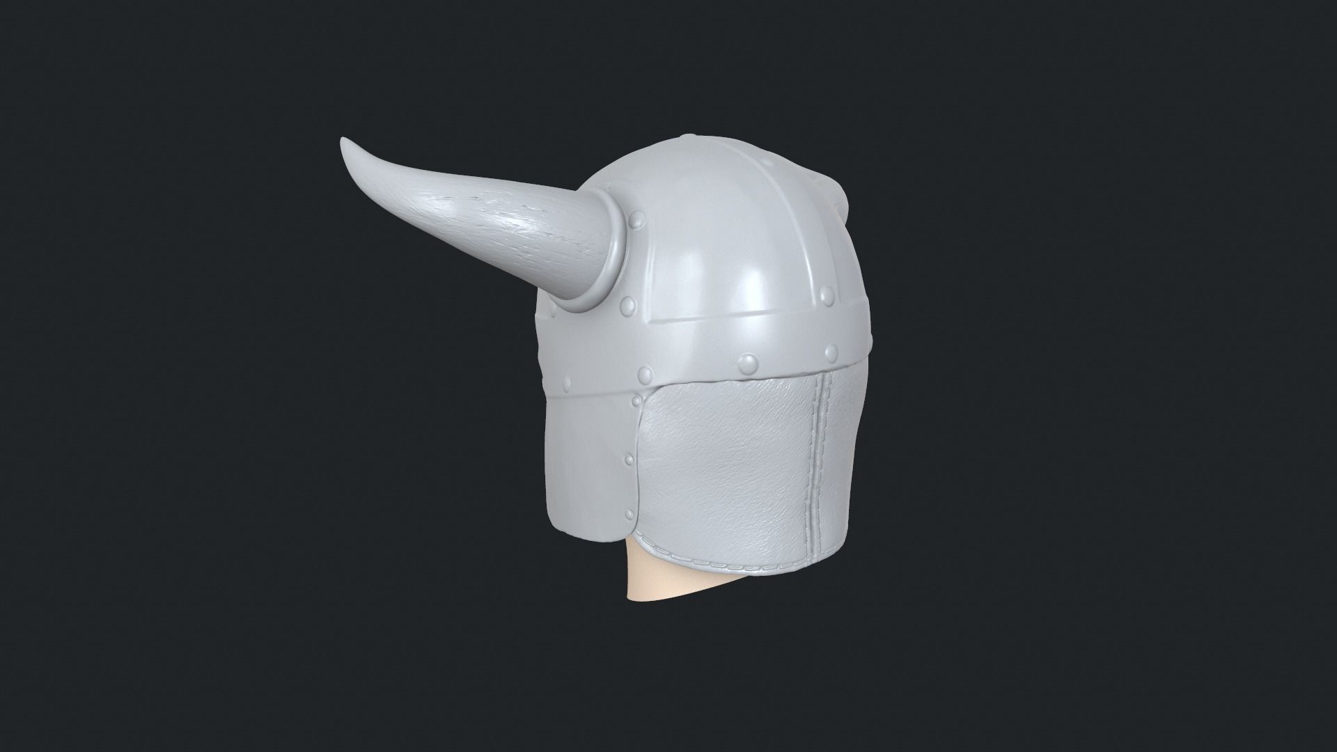 Viking helmet 3D print model_12