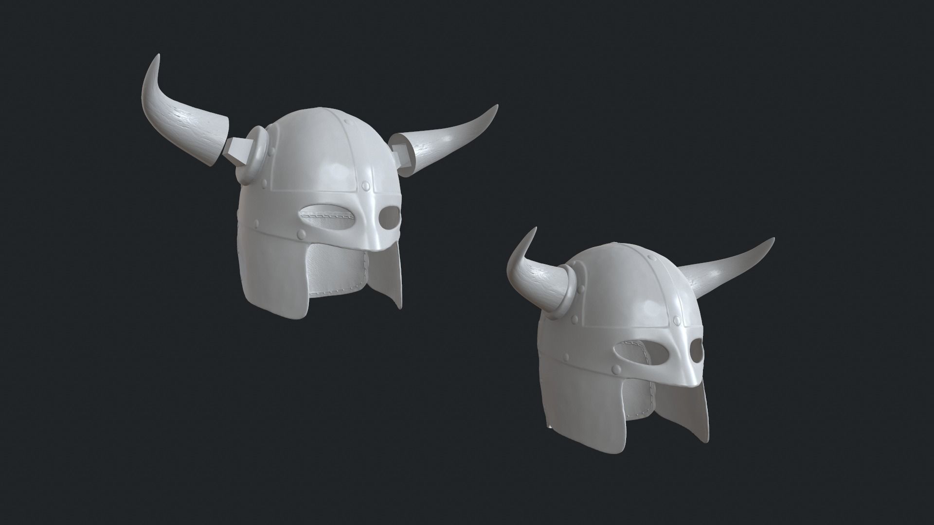 Viking helmet 3D print model_2