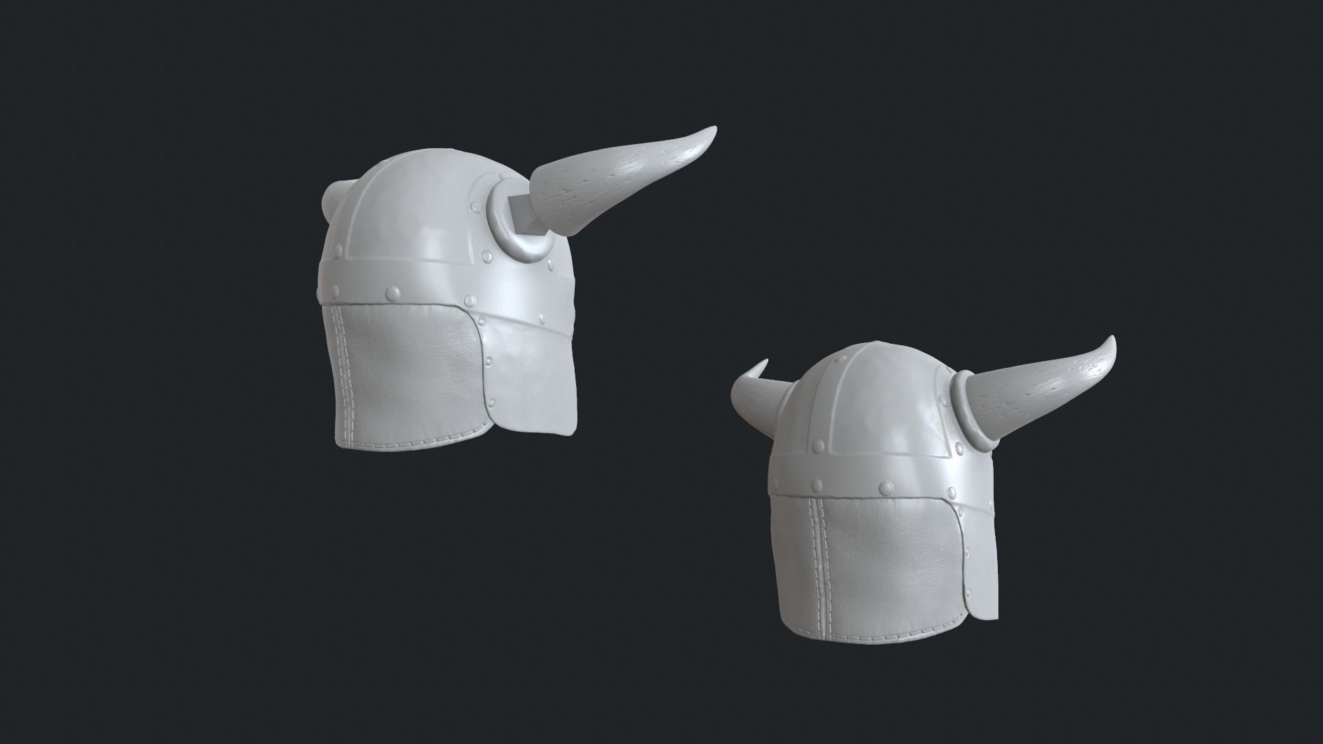 Viking helmet 3D print model_4