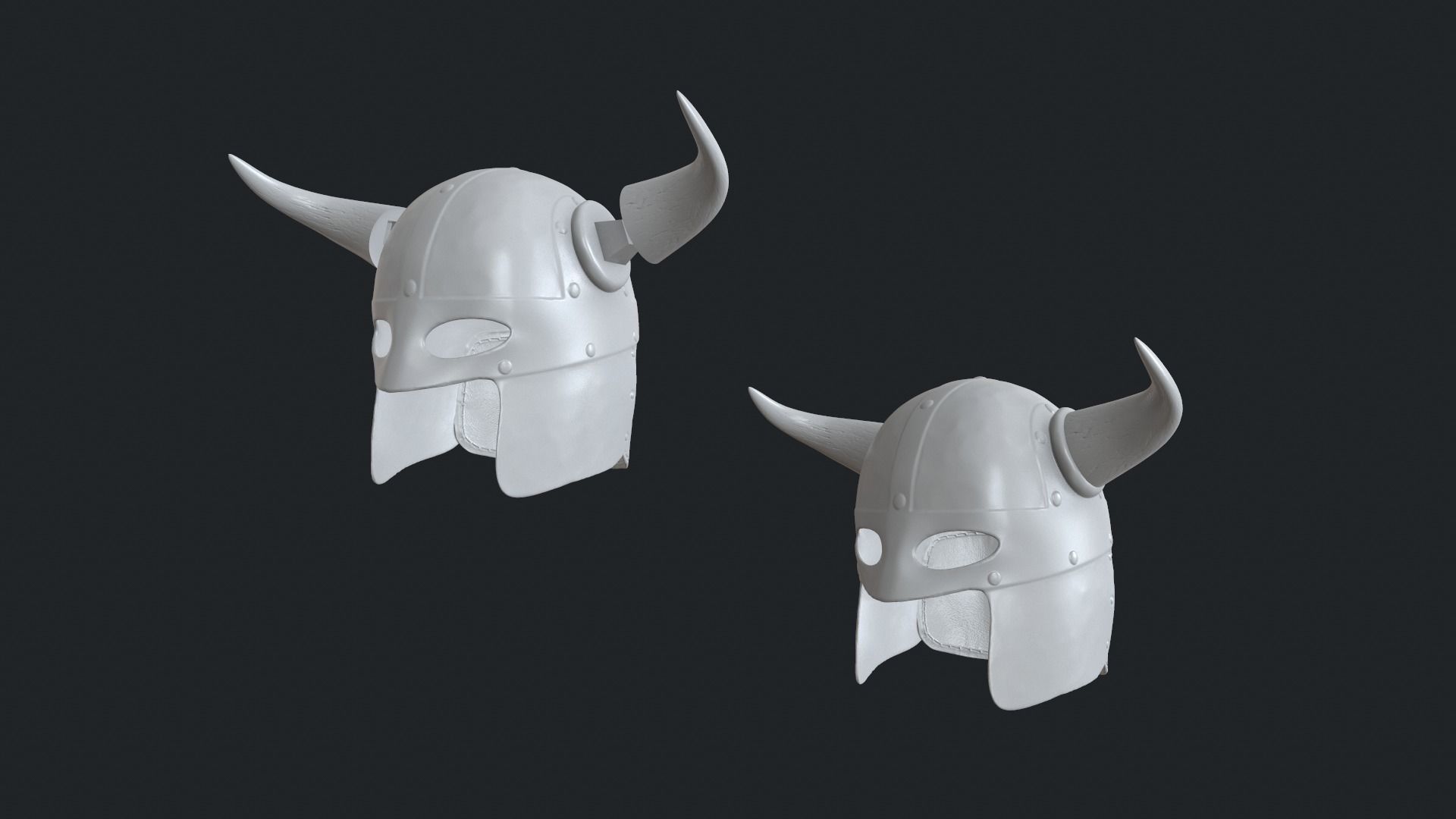 Viking helmet 3D print model_8