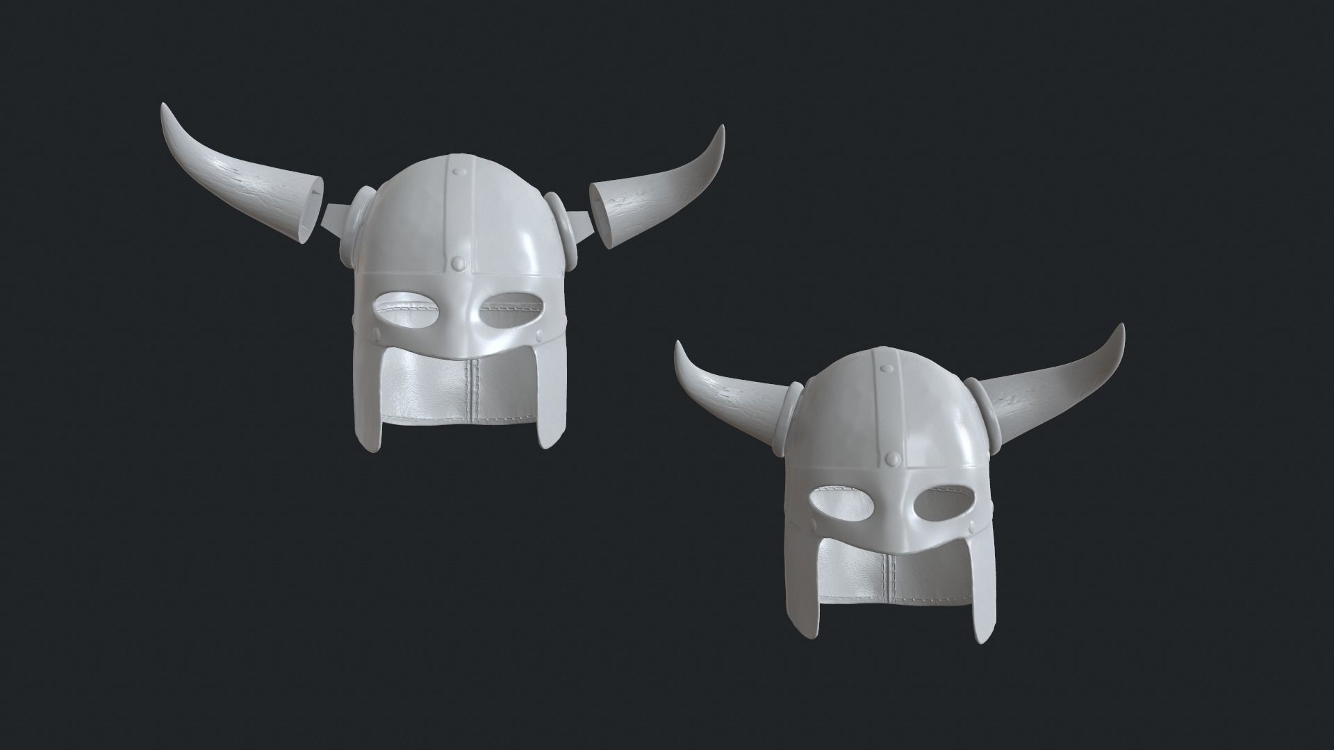 Viking helmet 3D print model_1