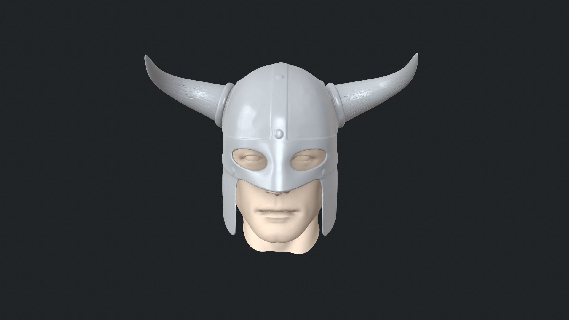Viking helmet 3D print model_9