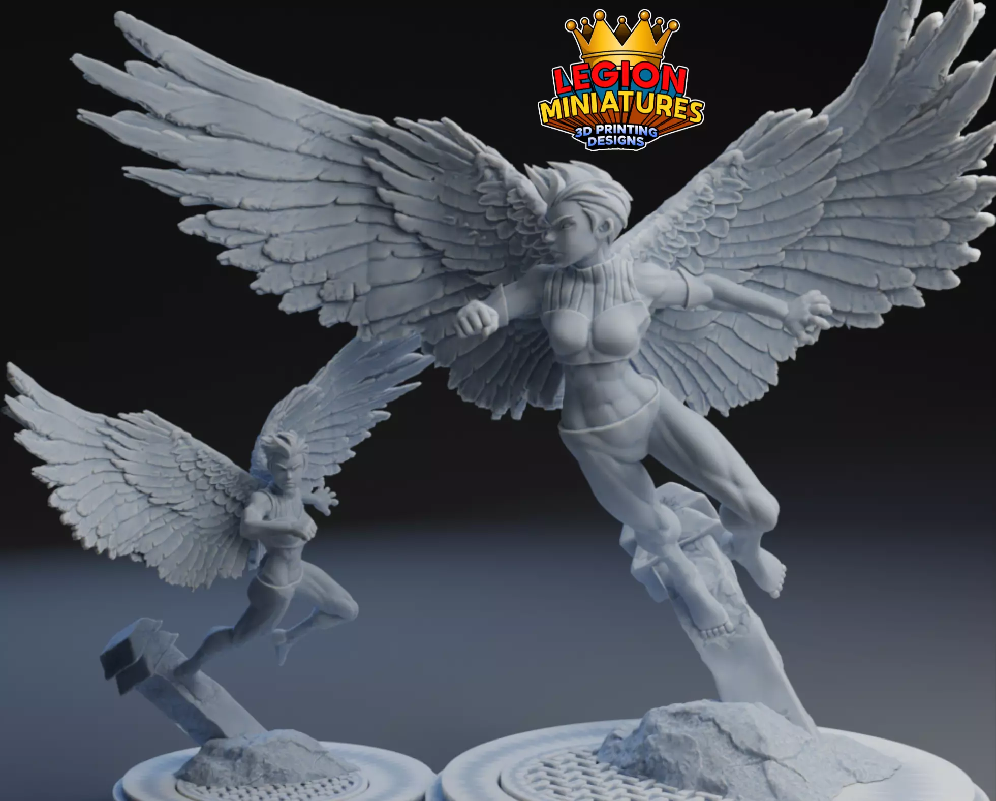 Marvel crisis protocol Swift presupported included 3D print model_0