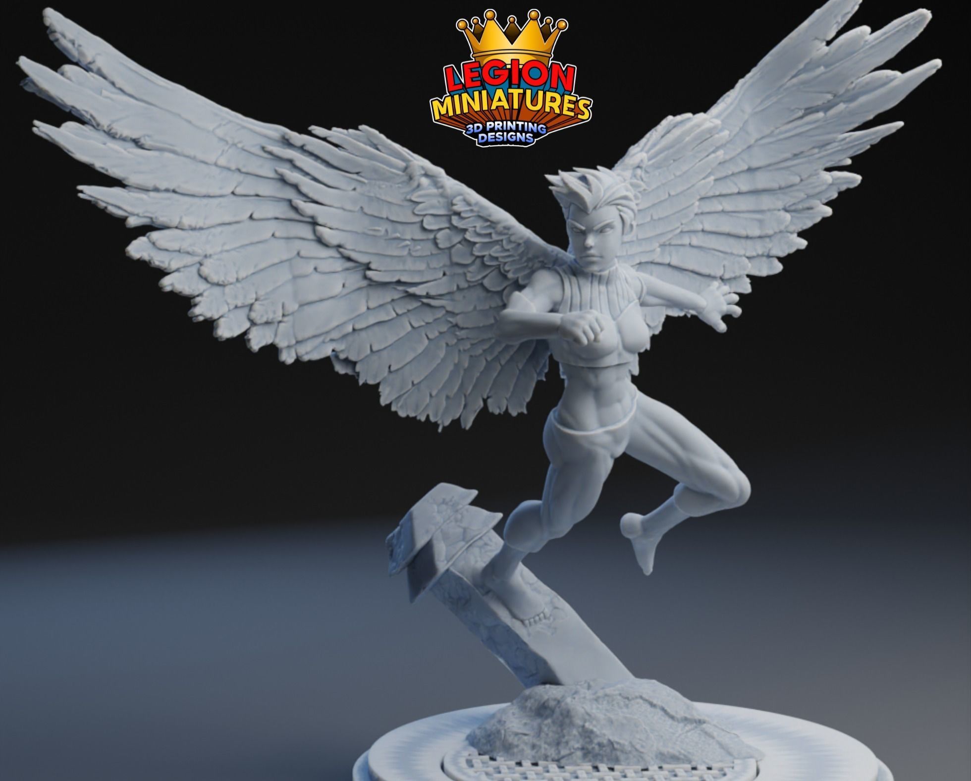 Marvel crisis protocol Swift presupported included 3D print model_1