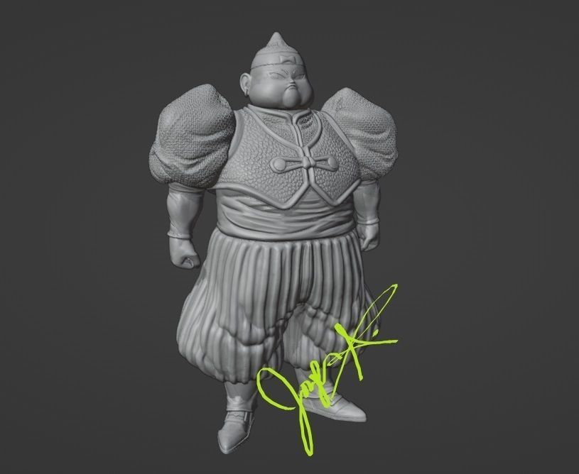 ANDROID 19  - C19 - DRAGON BALL Z  3D print model_1