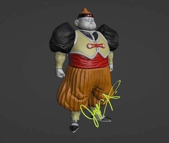 ANDROID 19  - C19 - DRAGON BALL Z  3D print model