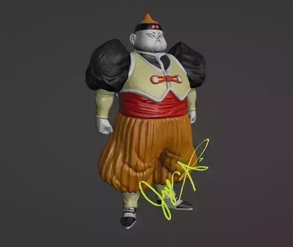 ANDROID 19  - C19 - DRAGON BALL Z  3D print model