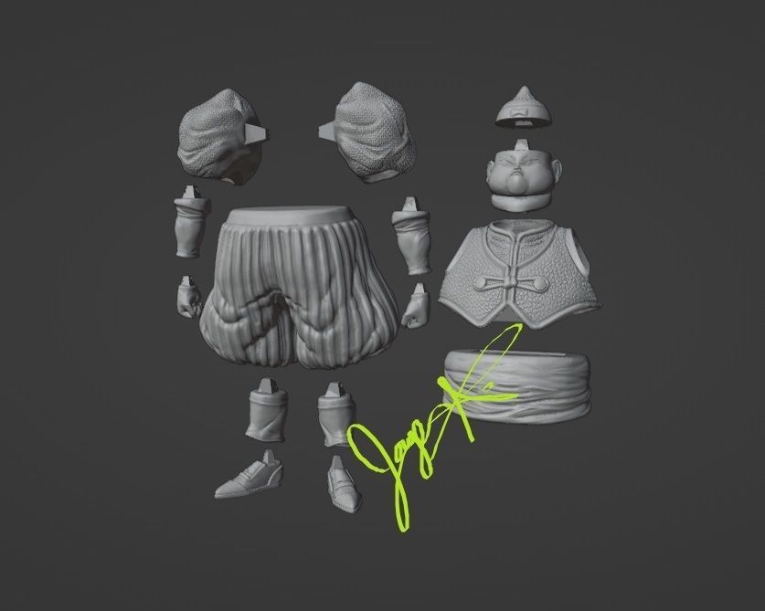ANDROID 19  - C19 - DRAGON BALL Z  3D print model_2