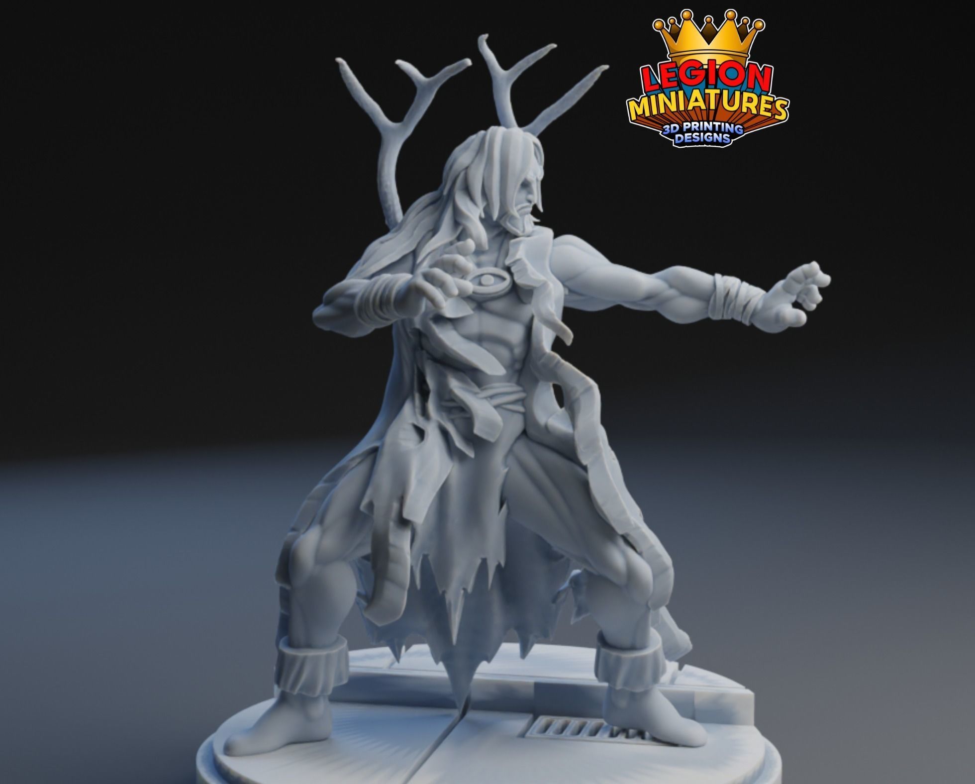 Marvel crisis protocol Agamotto presupported included 3D print model_1