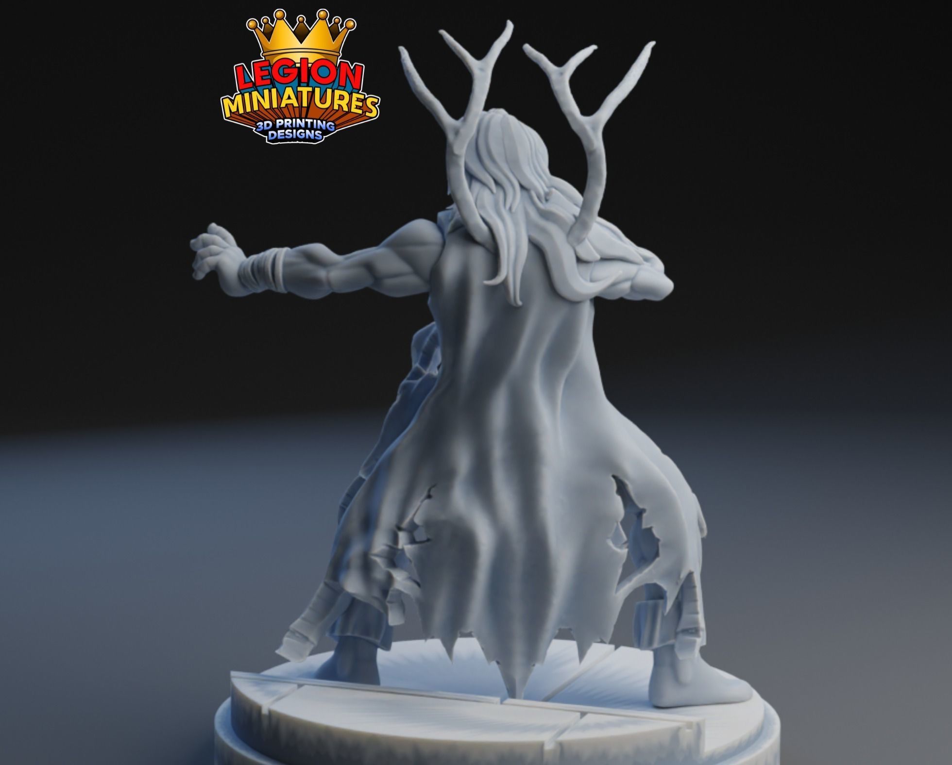 Marvel crisis protocol Agamotto presupported included 3D print model_3