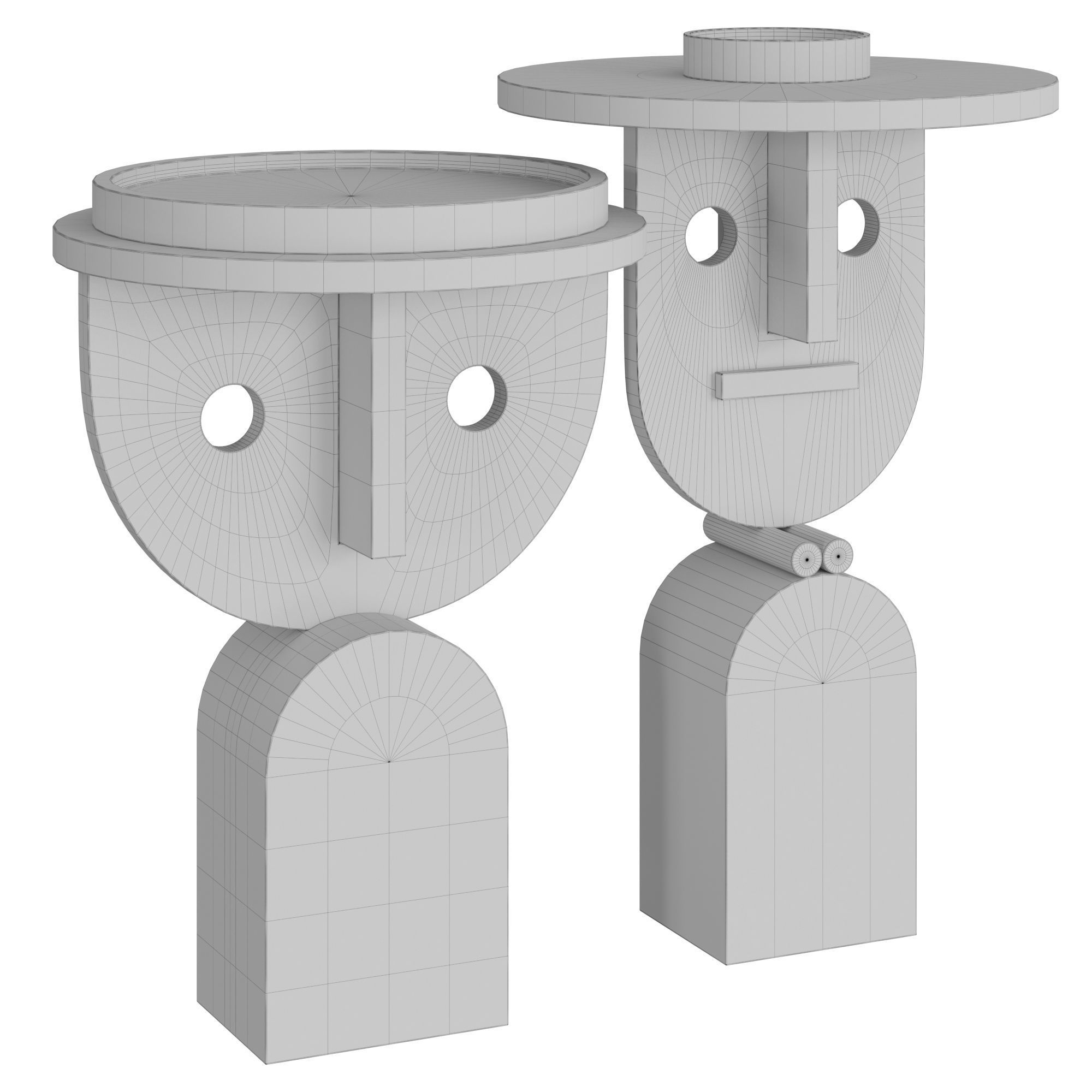 Sancal FACES - Coffee table 3D model_3