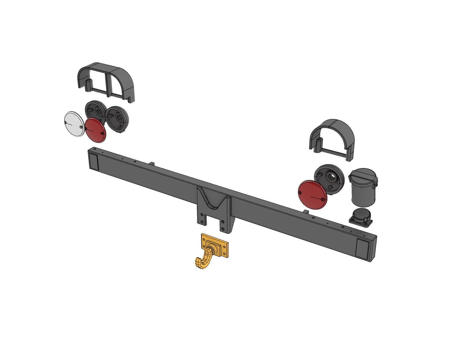 VOLVO C304 6X6 MILITARY TRUCK  Felt-valp  3D PRINT MODEL FOR RC 3D print model_20