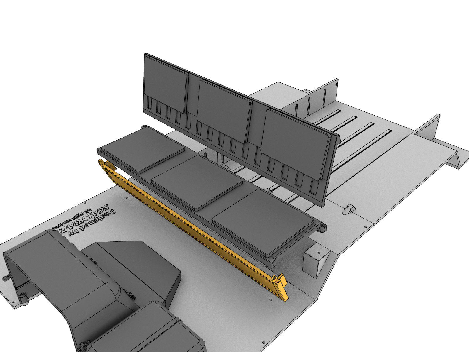 VOLVO C304 6X6 MILITARY TRUCK  Felt-valp  3D PRINT MODEL FOR RC 3D print model_19