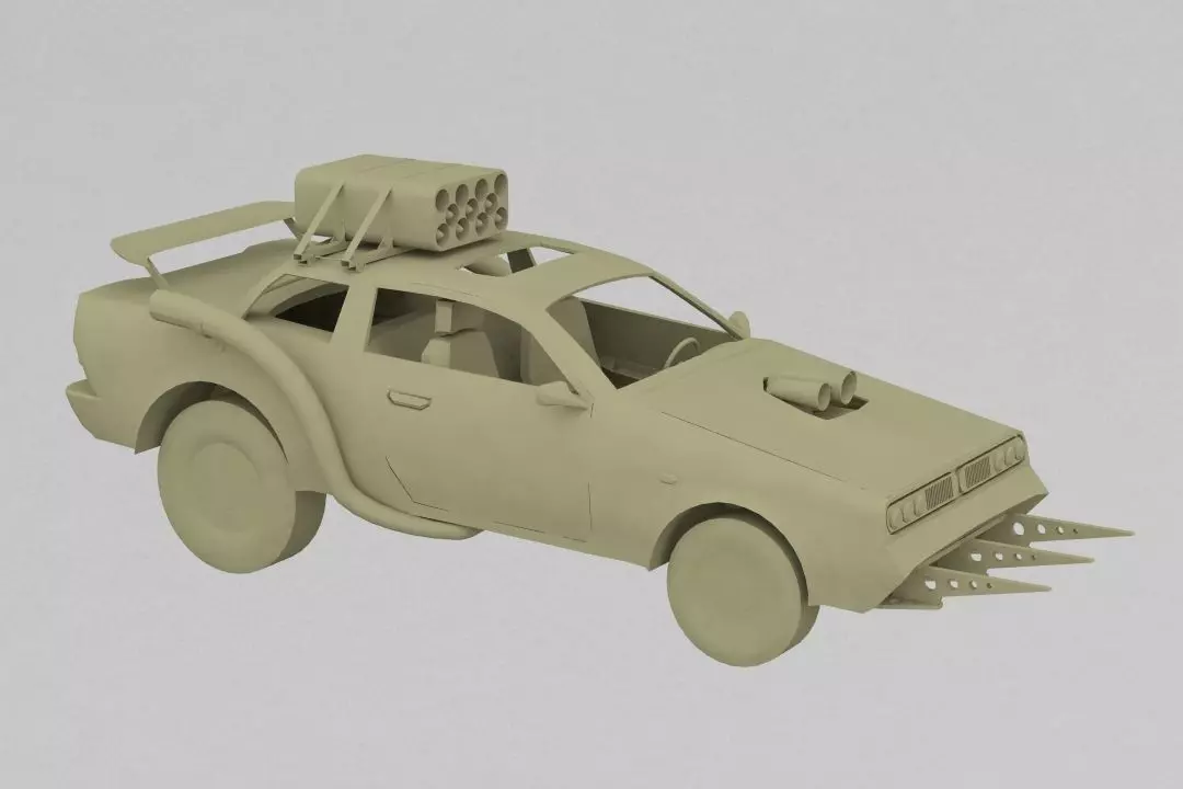 Battle Car 3D print model_0