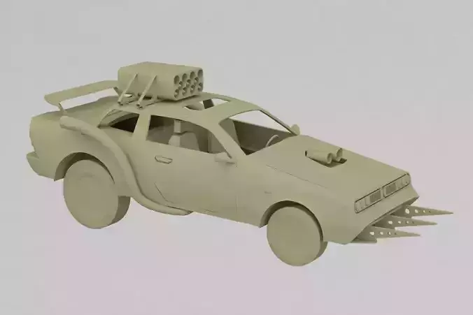 Battle Car 3D print model