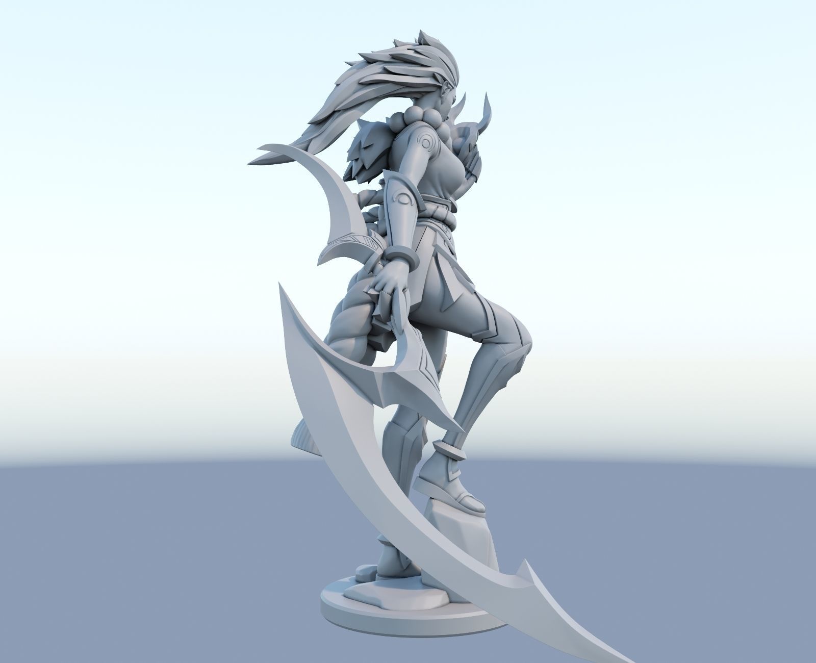 blood moon diana League of Legends 3D print model 3D print model_5