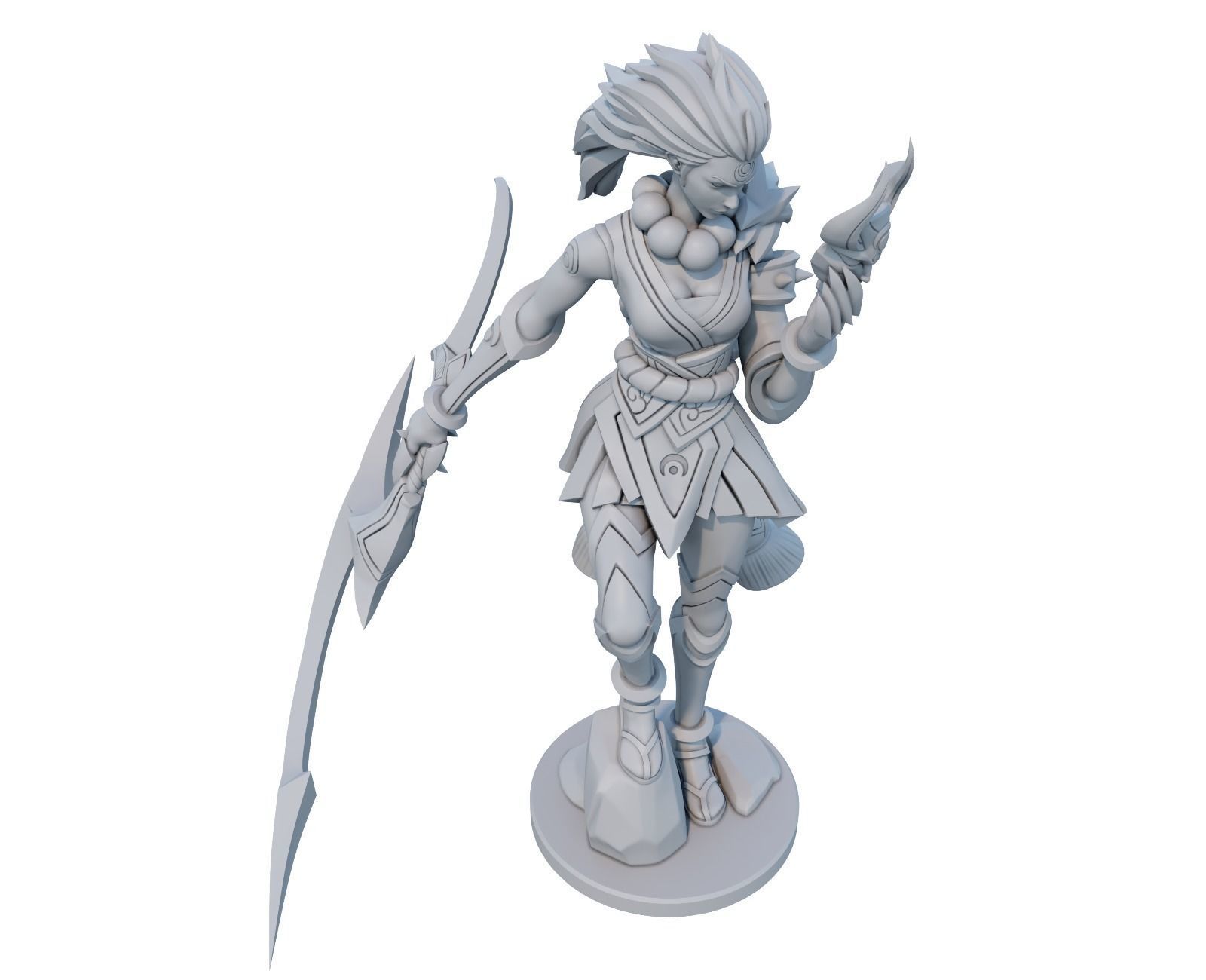blood moon diana League of Legends 3D print model 3D print model_8