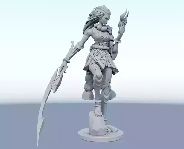 blood moon diana League of Legends 3D print model 3D print model