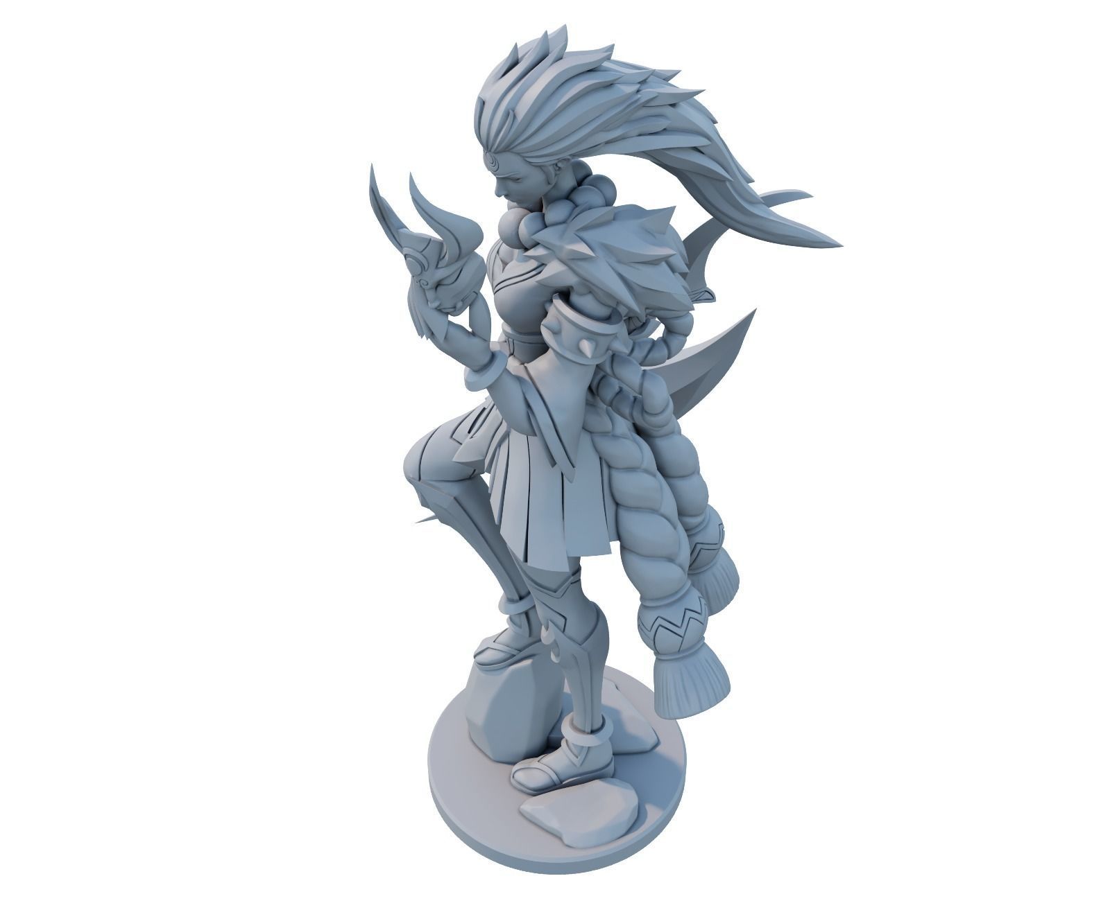 blood moon diana League of Legends 3D print model 3D print model_9