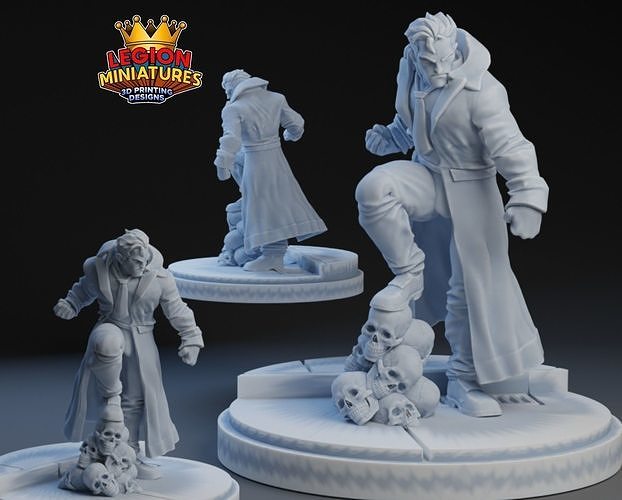 Marvel crisis protocol constantine presupported included 3D print model