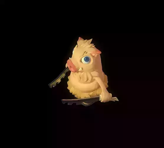 Hashibira inosuke from demon slayer 3D print model