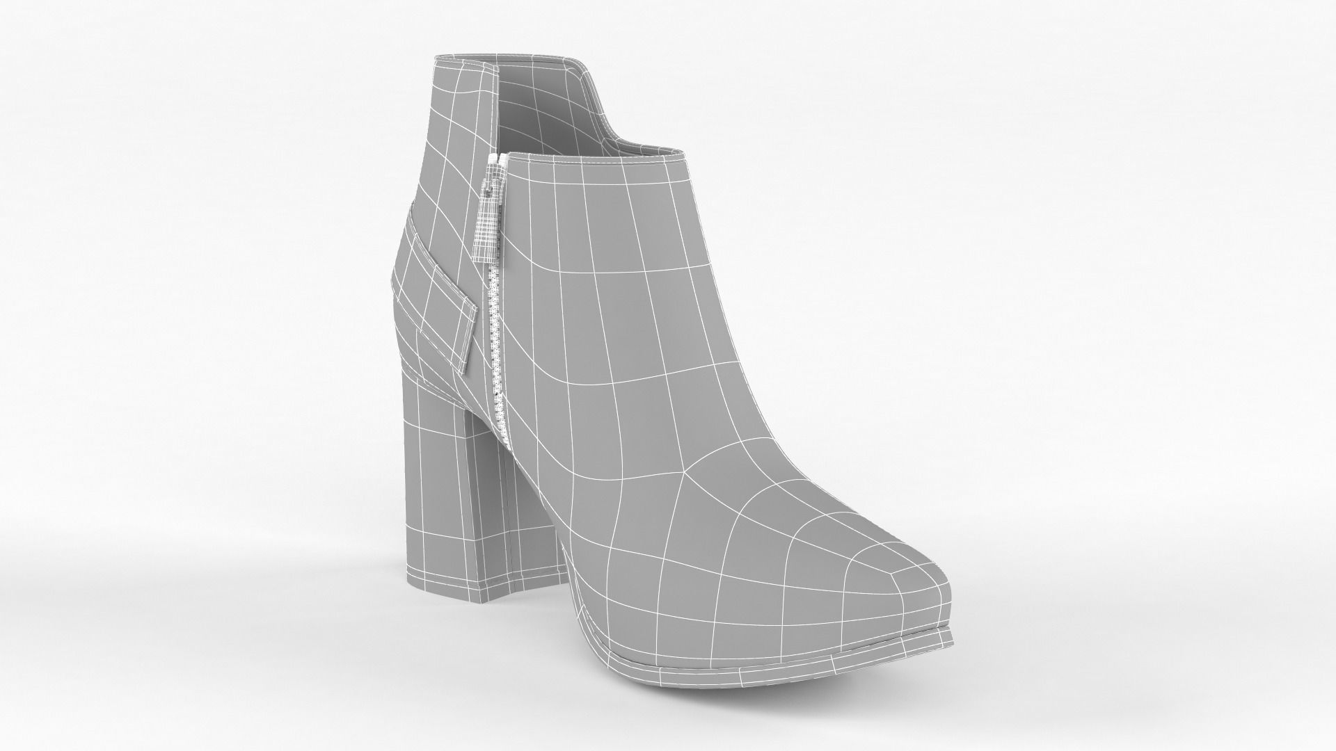 Women Shoes 3D model_11