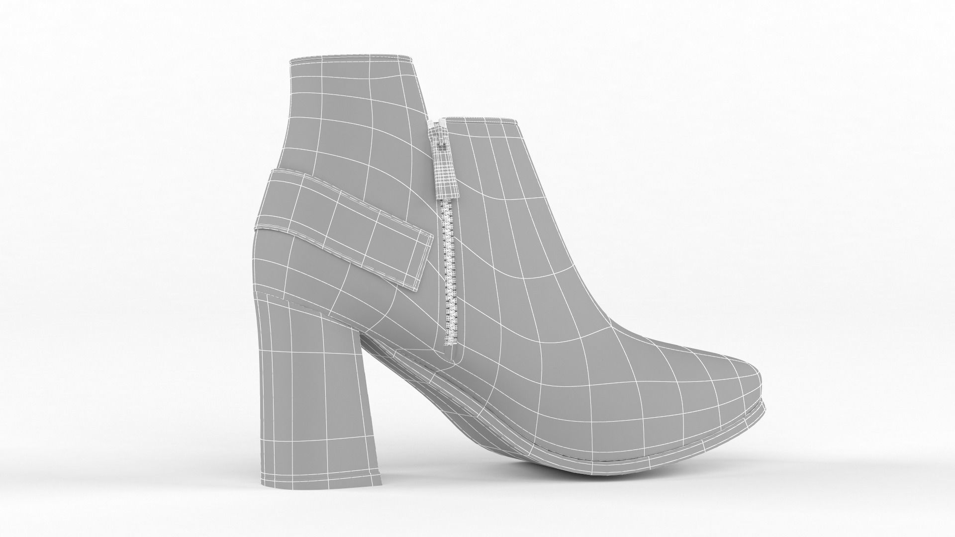 Women Shoes 3D model_10