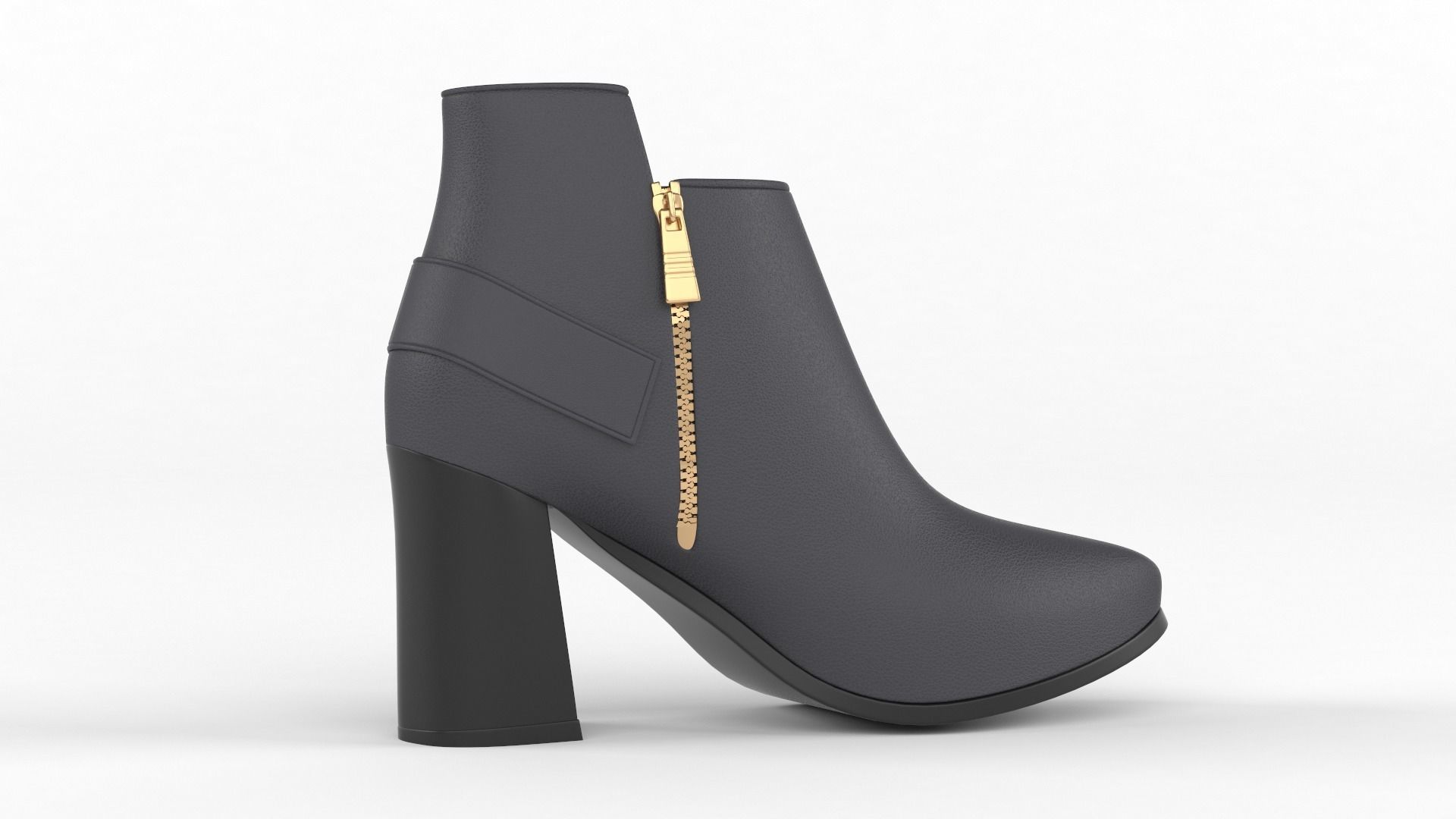 Women Shoes 3D model_4