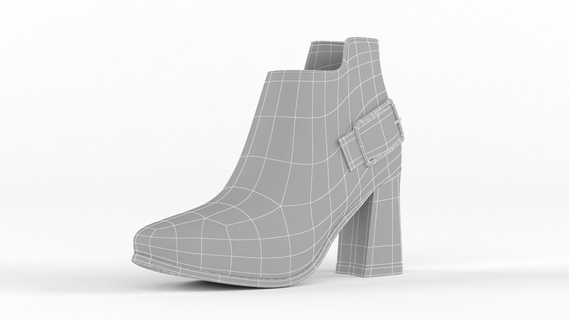 Women Shoes 3D model_7