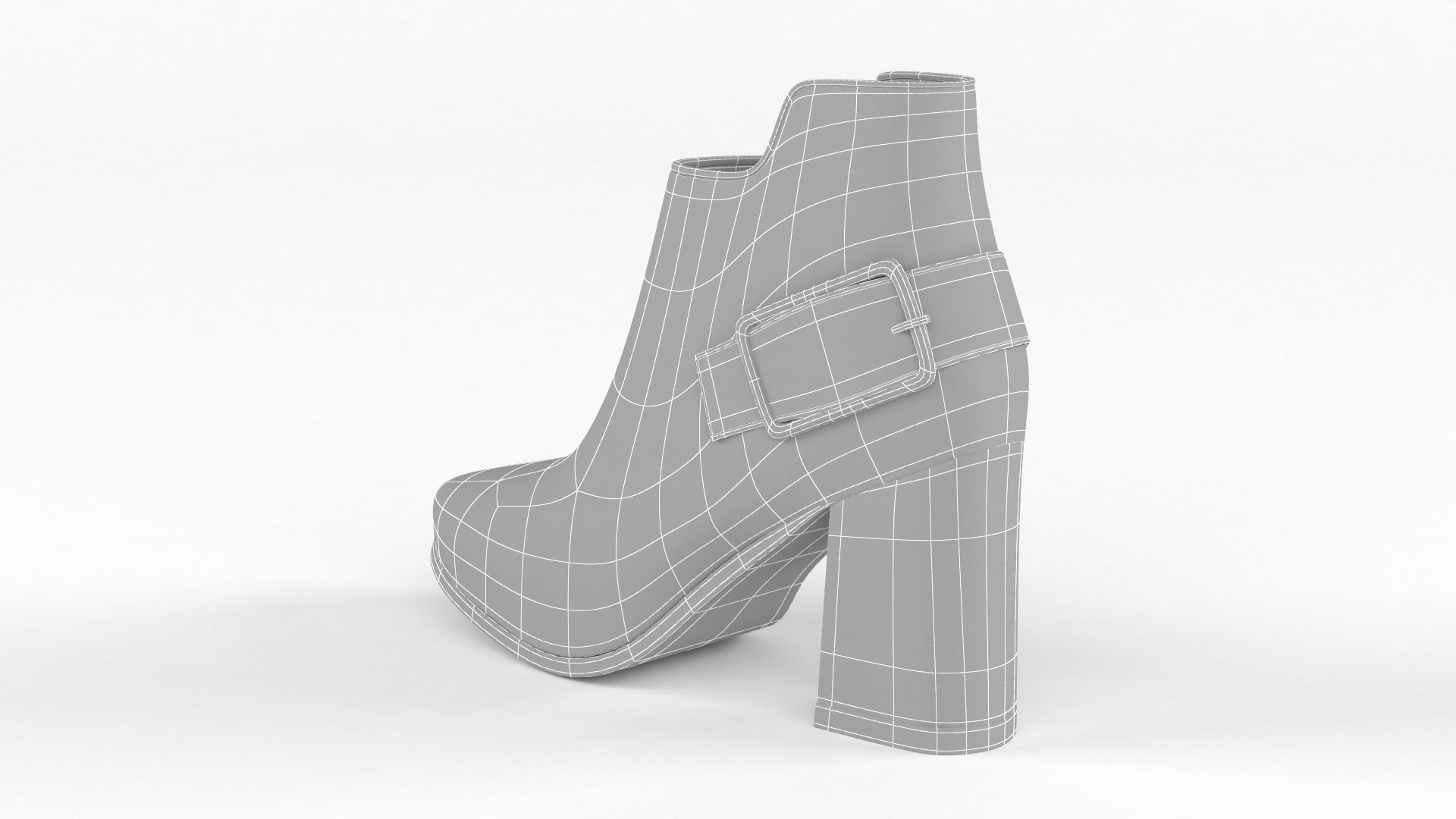 Women Shoes 3D model_9